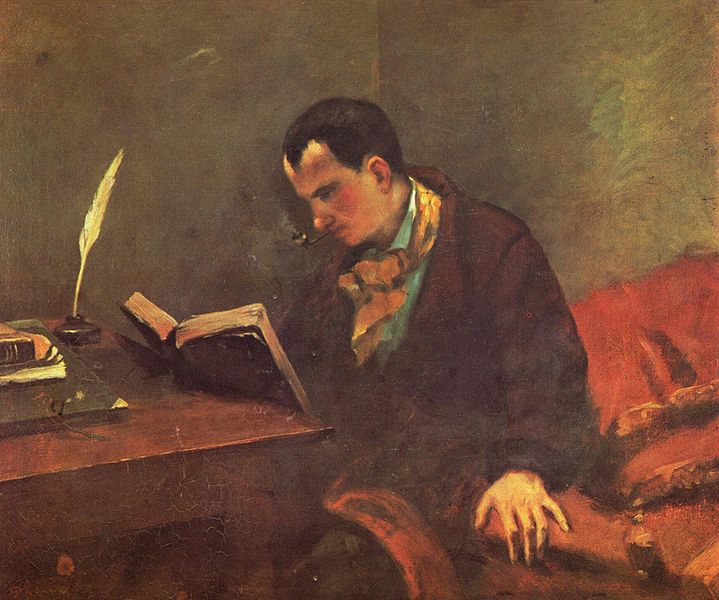 Gustave Courbet Portrat Baudelaires